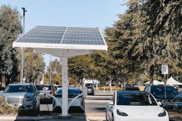 solar panels ev charging