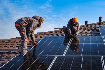 solar panels to power house